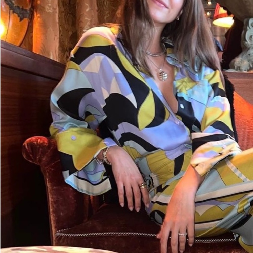 New Zara printed shirt/multicolor